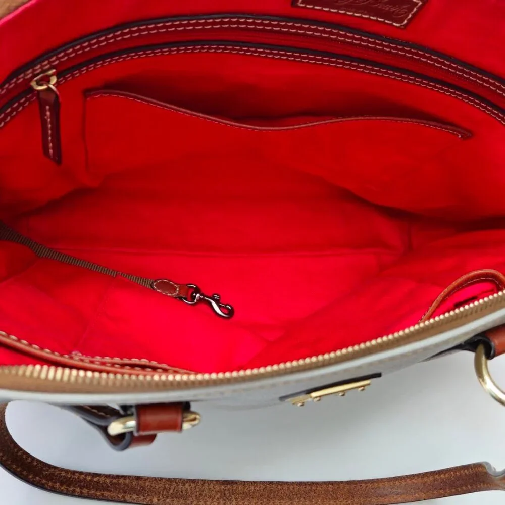 Dooney & Bourke Pebble Leather Wren Zip Tote Bag - Picture 5 of 15